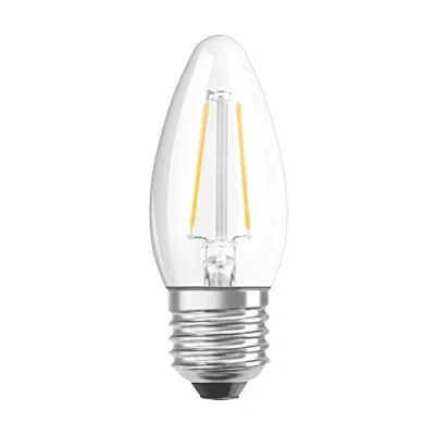 Immagine di OSRAM LED Retrofit CLASSIC B DIM Lampadina LED, Attacco: E14, Bianca Calda, 2700 K, 4 W, Equivalenti a 40 B, Chiaro, Taglia Unica