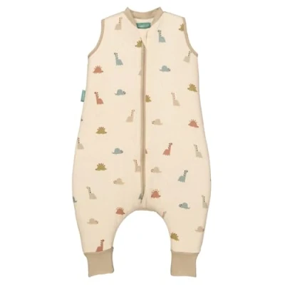 Immagine di molis&amp;co Sacco Nanna con piedini invernale per Bambini Sacchi 2.5 tog 100% Cotone (Oeko TEX 100) Dinos (3 anni)