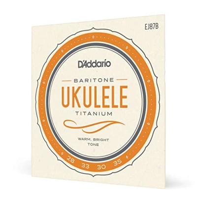 Immagine di Corde D’Addario EJ87B in titanio per ukulele baritono