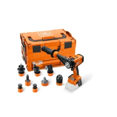 Immagine di FEIN Trapano Avvitatore a Batteria ASCM18 4 QM AS QuickIN Set con 7 accessori cambio rapido in valigetta, BOXX, batterie e caricabatteria non inclusi