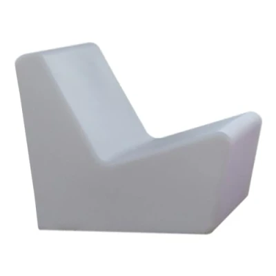 Immagine di MOOVERE Poltrona luminosa da esterno H66 cm, solare+batteria ricaricabile LED/RGB, esterno/interno, telecomando incluso
