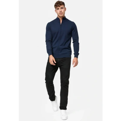 Immagine di Indicode Jeans LAU Felpa con zip, Uomo, Taglia: Small, Navy