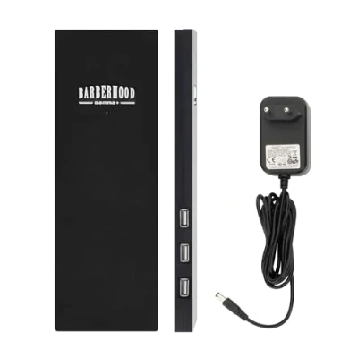 Immagine di GAMMA+ Stazione di Ricarica USB Cable Block, Rapida per Tagliacapelli, 3 Porte USB, Portatile, Accessorio Barbiere e Parrucchiere