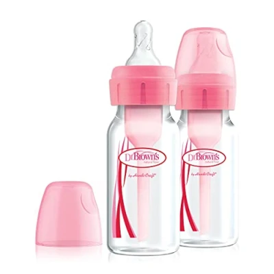 Immagine di Dr Browns Butelka standard 2x120 ml Options róż SB42305