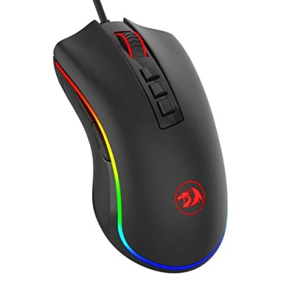 Immagine di Redragon M711 Cobra Gaming Mouse con 16,8 milioni di colori RGB retroilluminato, 10.000 DPI regolabile, impugnatura confortevole, 7 pulsanti programmabili