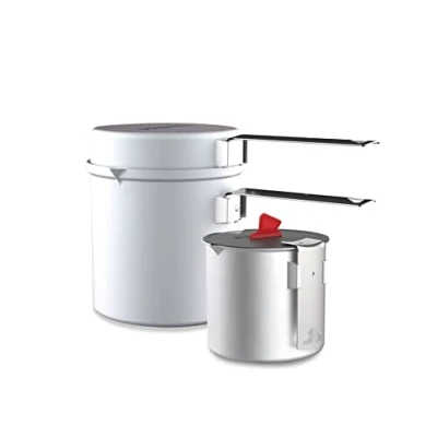 Immagine di Primus Essential Trek Pot, Serie di pentole. Unisex Adulti, Argento, 1,0 L + 0,6