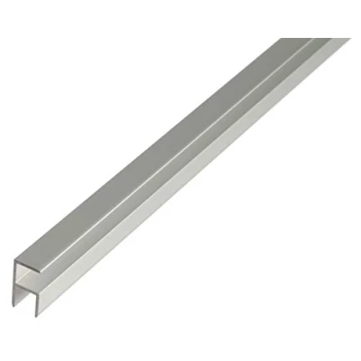Immagine di Alberts 030906 Profilo ad angolo, autobloccante, alluminio, anodizzato argento, 1000 x 22,5 43 mm