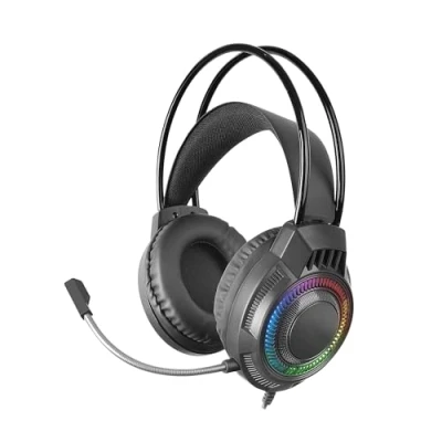 Immagine di MARSGAMING MH124, Cuffie Gaming FRGB Rainbow, Design Ergonomico, Microfono Flessibile, Controllo del Volume, Gaming, Windows, Linux, Mac, PS4, PS5, Xbox One, Series XS, Switch, Nero