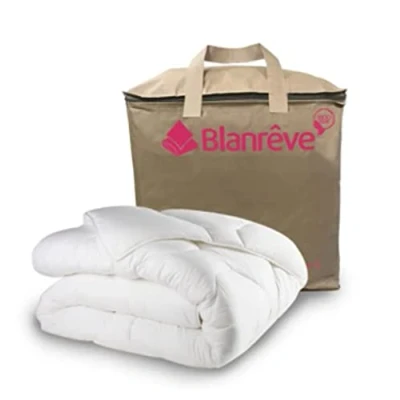 Immagine di Blanrêve Trapunta molto calda anti acari Maxi Comfort e gonfiante per letto matrimoniale Eco Responsabile Made in France Bianco 240 x 220 cm