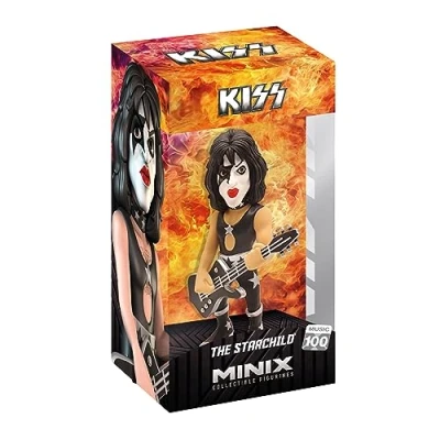 Immagine di Minix Collectible Figurines Modello MN11711, Starchild, Bandai Merchandise Range, personaggi da collezione in metallo glam fanno regali bacio per ragazzi e ragazze