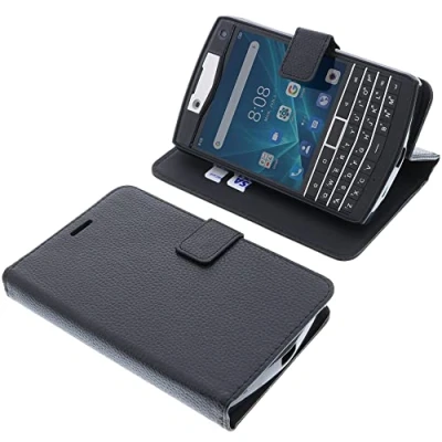 Immagine di foto kontor Custodia a Libro Compatibile con Unihertz Titan Cover di Colore Nero
