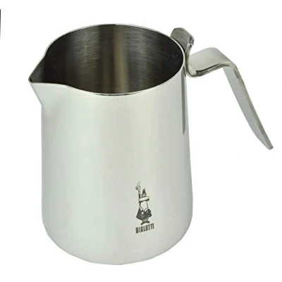 Immagine di Bialetti 0001808 Bricco per latte in Acciaio Inox, Non adatta all&#039;induzione , Argento, 750 ml