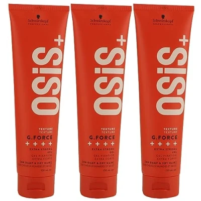 Immagine di Schwarzkopf OSIS TEXTURE G.FORCE Styling Gel da 150 ml, confezione 3 (3 x ml)