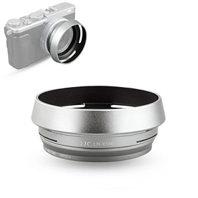 Immagine di JJC Paraluce Dedicato per Fujifilm X100VI, X100V, X100F, X100S, X100T, X100, X70 Sostituisce Fuji LH X100 (Argento)