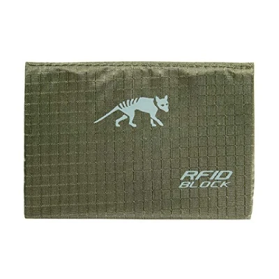 Immagine di Tasmanian Tiger Porta carte TT certificato TÜV RFID B Portafoglio sicuro NFC, oliva, 9,5 x 6 cm