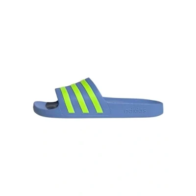 Immagine di adidas Adilette Aqua Slides, Infradito Unisex Adulto, Fusion Blue Lemon Glossy Fusion, 37 EU