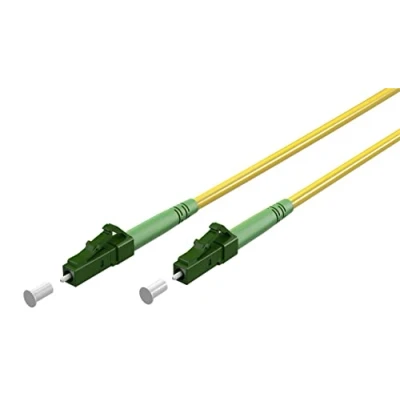 Immagine di goobay 59661 Cavo in fibra ottica (FTTH), monomodale (OS2) Simplex/SC APC (8) maschio a SC UPC maschio/cavo ottico, 5 metri