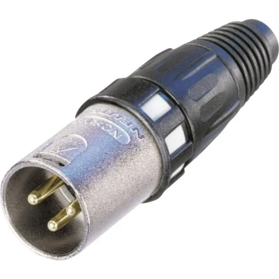 Immagine di Neutrik NC3MXCC Connettore XLR Spina dritta Numero Poli (num): 3 Argento 1 pz.