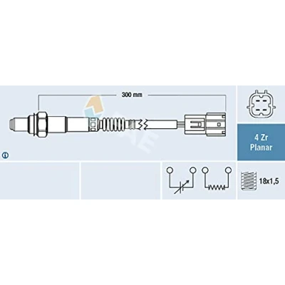 Immagine di FAE 77452 Sonda lambda NISSAN: MICRA 3, Note I