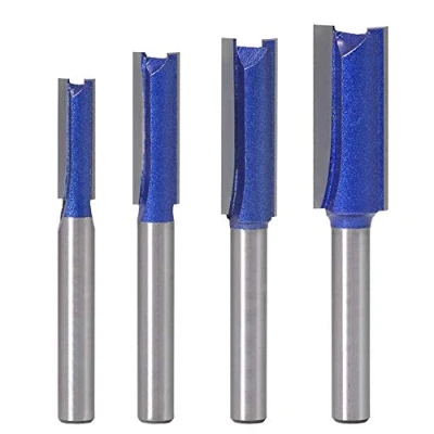 Immagine di Saipor Set di 4 frese dritte da 6 mm con codolo