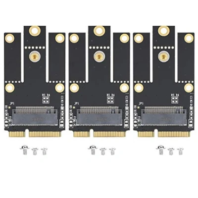 Immagine di adattatore M.2 NGFF A Mini PCIe per laptop, scheda convertitore chiave A/chiave + E compatibile con 3160NGW 7260NGW 8260NGW 8265NGW 9260NGW AX200NGW