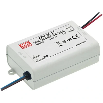 Immagine di Mean Well APV 25 36 Trasformatore per LED Tensione costante W 0 0.7 A V/DC non dimmerabile, Protezione sovraccarico 1 pz.