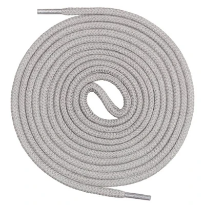 Immagine di Mount Swiss©, Lacci per scarpe, premium, tondi, in 100% cotone, resistenti agli strappi, diametro 3 mm 4 mm, 12 colori, lunghezza 45 200 cm, Adulti (unisex), Ms sb 01, Grau, 120 cm