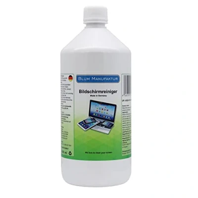 Immagine di Blum Manufaktur 1000ml Pulizia dello schermo (ricarica bottiglia). perfetta di tutti gli schermi e display. senza striature strisce.