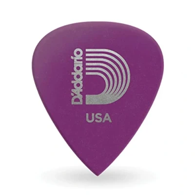 Immagine di Planet Waves 6DPR6 Plettro in duraline, 25 pezzi, forma standard, Heavy, Colore viola