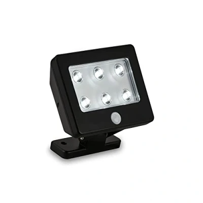 Immagine di BRILONER Lampada da esterno a LED con rilevatore di movimento, luce inclinabile IP54, applique impermeabile, LED, nero.