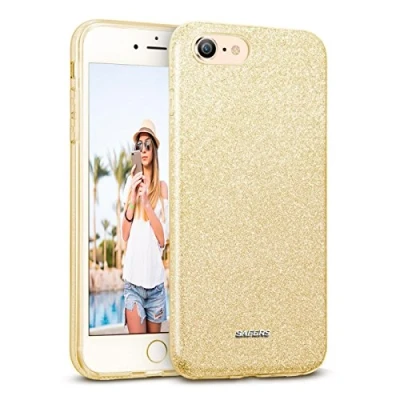 Immagine di Verco Cover per iPhone SE 2020 2022 Case, 8 Custodia Glitter Apple 7/8 / [2 gen] Silicone TPU