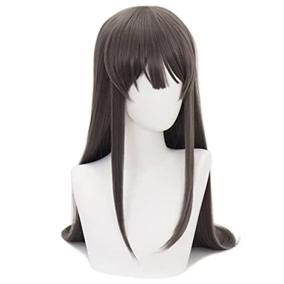 Immagine di HIROAKIYA Mai Sakurajima Wig, Rascal Does Not Dream of Bunny Girl Senpai Cosplay Wig with Cap