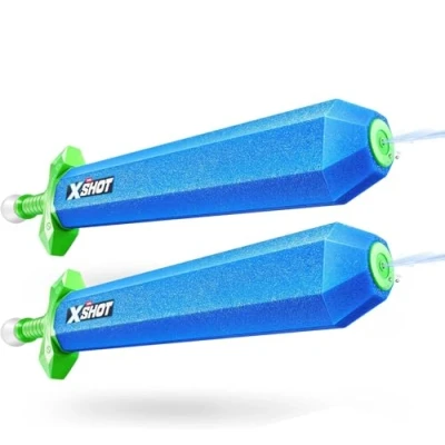 Immagine di XShot 2 in 1 Water Sword (2 Sword) di ZURU giocattolo d’acqua dual play, gioco spade e battaglie d’acqua, grande ad acqua per bambini, ragazzi adulti