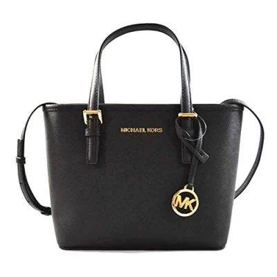 Immagine di Michael Kors Borsa a tracolla XS Jet Set da viaggio donna nero Small
