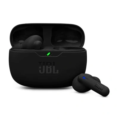 Immagine di JBL Wave Beam 2 Auricolari Bluetooth True Wireless con Cancellazione del Rumore, 40 Ore di Autonomia, Suono Pure Bass, Smart Ambient, Connessione Multipoint, Design Chiuso a Stick, Nero