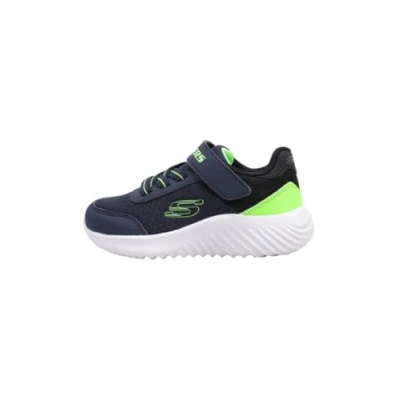 Immagine di Skechers Bounder, Scarpe da Ginnastica, Navy/Lime, 24 EU