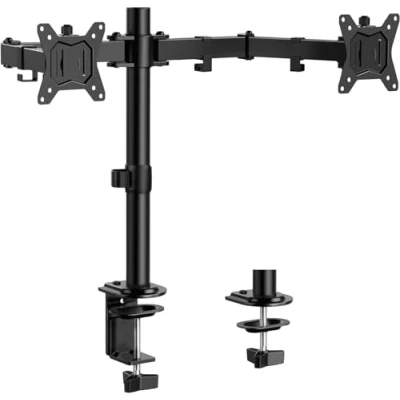 Immagine di ErGear Supporto per Doppio Monitor 13 32 Ampio Schermo, Monitor, Braccio Ergonomica Regolabile Peso max 8KG