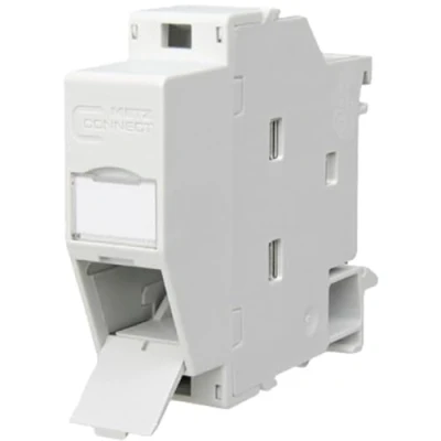 Immagine di Metz Connect 1309428103 E Presa di rete Guida DIN Grigio luminescente