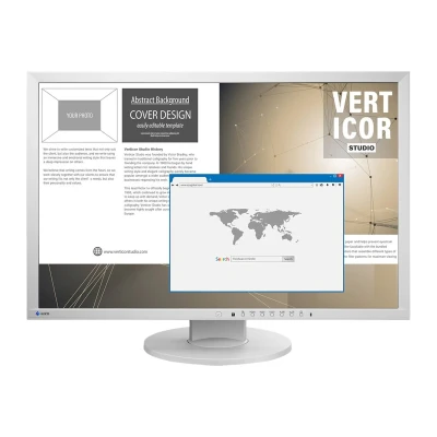 Immagine di EIZO EV2430 GY Monitor LED ERP E (A G) 61.2 cm (24.1 pollici) 1920 x 1200 Pixel 16:10 14 ms VGA, DVI, DisplayPort, Audio Line in, Cuffie (jack da 3,5 mm),