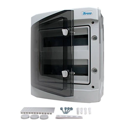 Immagine di Kopp 353812048 Scatola di distribuzione AP FR con porta, IP65 per 24 poli, 2 file