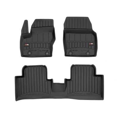 Immagine di FROGUM proLine 3D 3D426146 Set tappetino Gomma anteriore e posteriore 3 nero Su misura