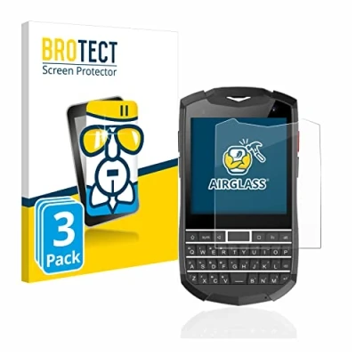 Immagine di brotect Pellicola Protettiva Vetro per Unihertz Titan Pocket Protezione Schermo (3 Pezzi) [Durezza Estrema 9H, Chiaro]