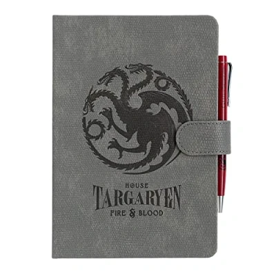 Immagine di Grupo Erik: quaderno Premium game of thrones A5 con copertina rigida, penna personalizzata e chiusura a scatto, puntinato 180 pagine, taccuino tascabile, gadget