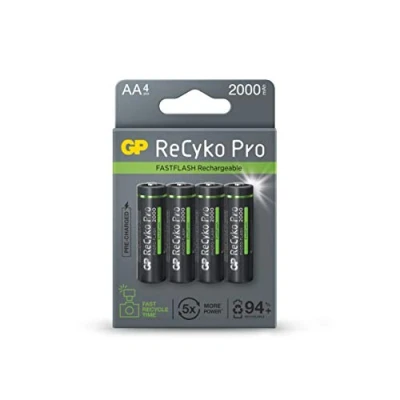 Immagine di GP Batteries GPRCP200AA728C4 Batteria ricaricabile Stilo (AA) NiMH 2000 mAh 1.2 V 4 pz.