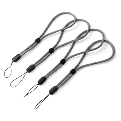 Immagine di trage.band® Cordino da Collo/Lanyard, Robusto e Regolabile, 4 pz. Grigio