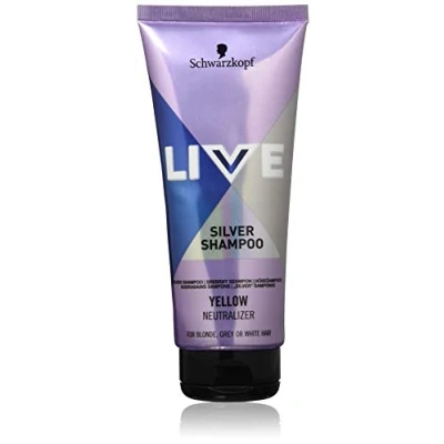 Immagine di Schwarzkopf Live Silver Shampoo neutralizzato, colore giallo, 200 ml