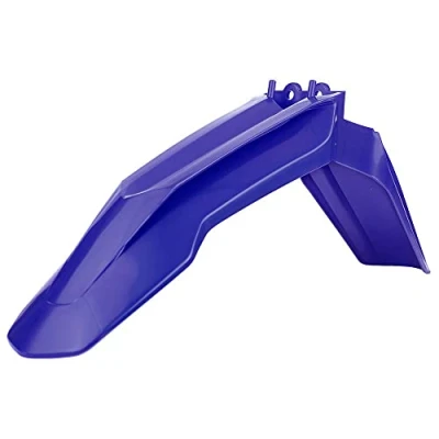 Immagine di POLISPORT 8576900001 Parafango anteriore replica OEM realizzato in plastica lucida durevole e resistente compatibile con le moto Sherco colore blu