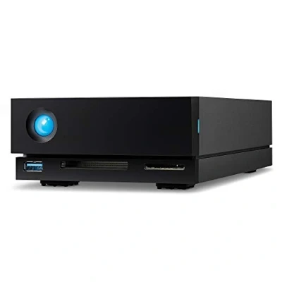 Immagine di LaCie 1big Dock Thunderbolt 3 16 TB Array di hard disk 3, DisplayPort, USB 3.2 Gen 2 (USB 3.1), 1 3.0), Lettore card Nero