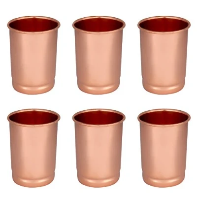 Immagine di Zap Impex Set di 6 bicchieri in rame puro