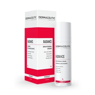 Immagine di Radiance by Dermaceutic Crema schiarente contenente acido cogico, arbutina, niacinamide, salicilico e mandelico 30 ml